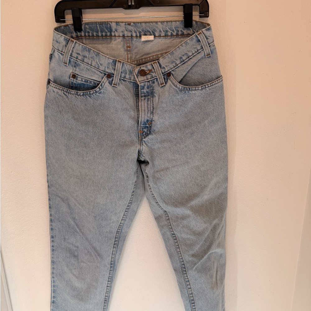 Levi's Sky Blue Boyfriend Jeans